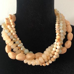 Banana Republic Beaded Statement Necklace